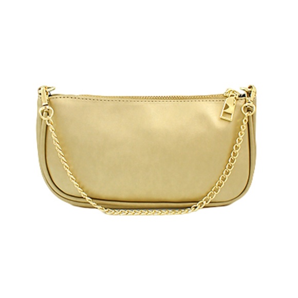 Solid Color Leather Chain Bag - Picture 1 of 2